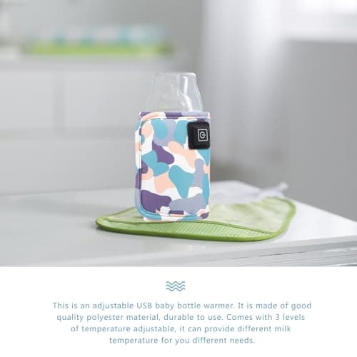 USB with 3 Temperature Bottle Adjustable Gear Cover Warmer — view 3