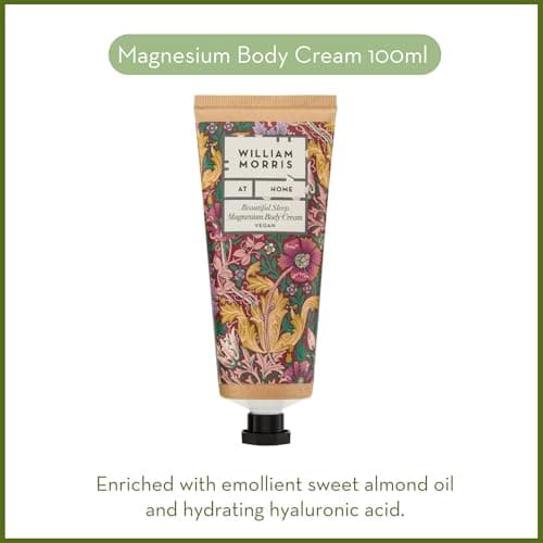 William Morris At Home Magnesium Body Cream 100ml, Pillow Mist 30ml, Bed Socks, Almond Oil, Lavender, Travel Size, Vegan and Cruelty Free, Beauty Gift For Her — view 4