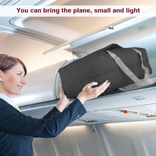 2 Pcs Foldable Travel Bag, Top of Suitcase Bag, Waterproof Duffle Bags — view 5