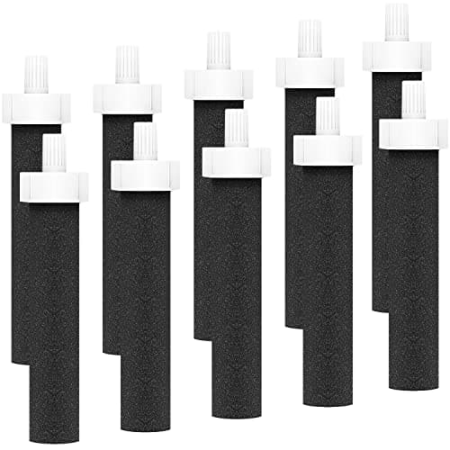 HOSECES 10Pack Portable Water Bottle Filter Activated Carbon for Brita BB06