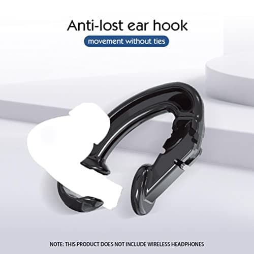 SIXRUN Wireless Earbuds Anti-Lost Clip, 3-Pack Black (black) — view 2