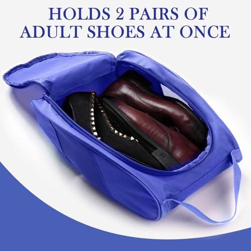 Ailaka Shoe Bag for Travel, Portable Zipper Storage Bag for Gym & Golf — view 5