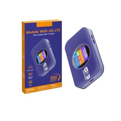 Unlocked 4G Mobile Router ABS Body Travel for internet Device(purple)