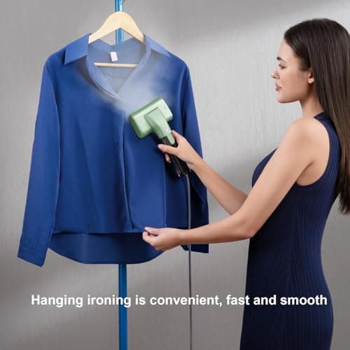 G10 Steamer for Clothes, Portable Travel Irons,Handheld Garment Steamer (Mint Green) — view 5