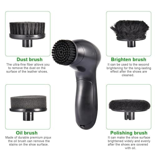 Leather Shoes Cleaner Kit - 7.17 Inch Shoe Shiner Machine — view 5