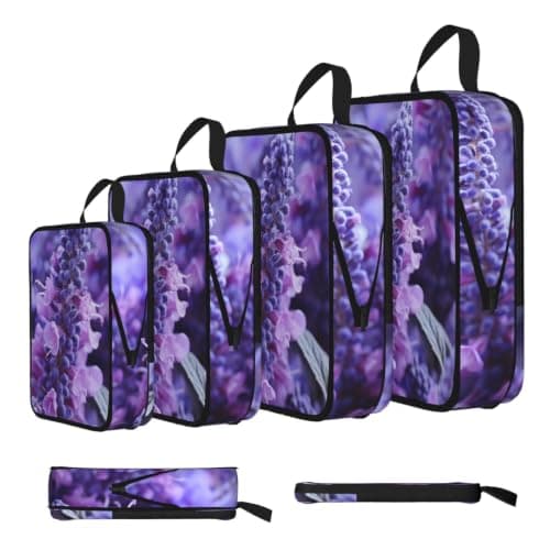 4 Set Compression Packing Cubes Lightweight Expandable Packing Organizers — view 2