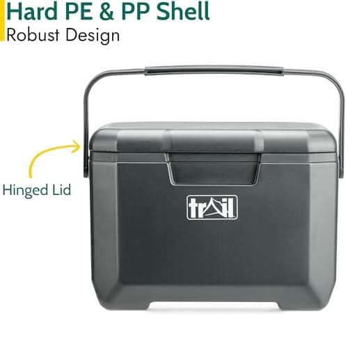 Trail 5L Cool Box with Ice Block, Dark Grey — view 4