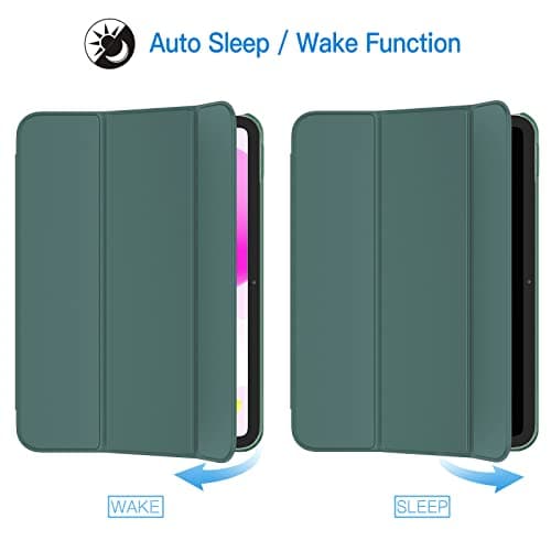 JETech Case for iPad (A16) 11th/10th Gen, Misty Green — view 6