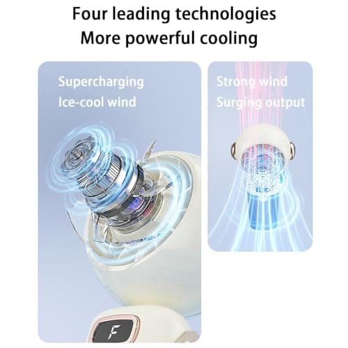 Genérico Portable Fan Foldable Cooler Portable Rechargeable Mini — view 5