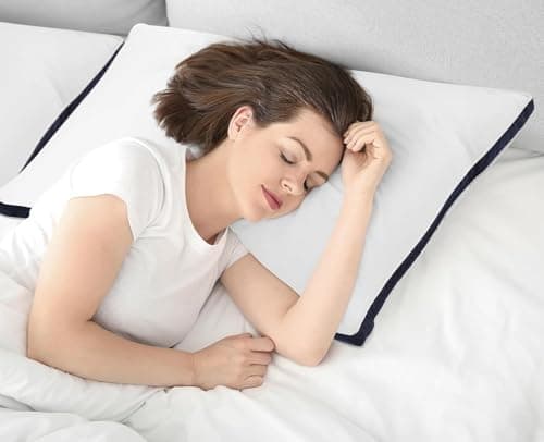 Utopia Bedding Pillows 12 Pack Queen Size, (Navy) Luxury Hotel Quality Pillows, Brushed Fabric, Bed Pillow for Back, Stomach or Side Sleepers - 18 x 26 inch / 45 x 66 cm — view 5