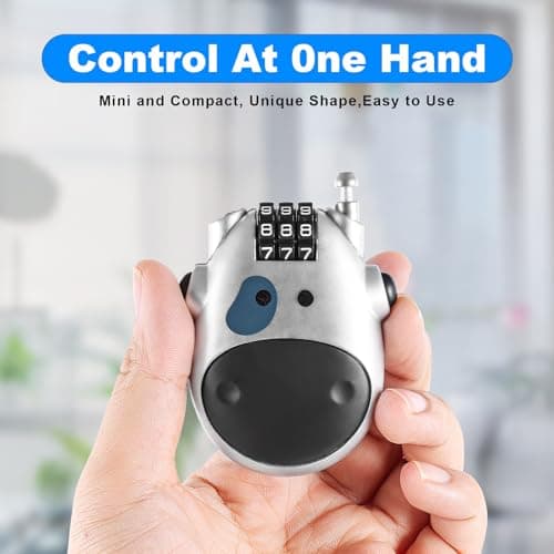 2PCS 77CM Retractable Cable Lock for Bikes, 3 Digit Combination Locks — view 6