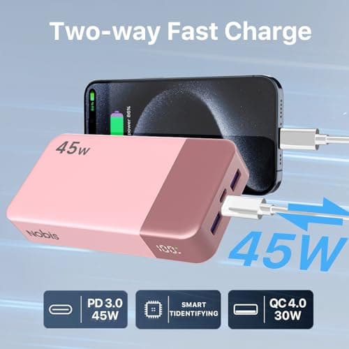 NOBIS Power Bank Fast Charging 45W 20000mAh Portable Charger — view 5