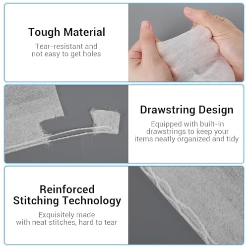 10Pcs Dust Bags For Handbags Drawstring Purse Dust Bags Non-Woven 48 X 32CM — view 3