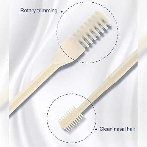 Nose Hair Trimmer - Double Sided Manual Nose Hair Trimmer, 360 Degree Rotating Nostril Cleaning Scissors, Nose Hair Trimmer, Convenient for Travel, Hotel, Family Hongjingda — view 5