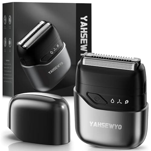 Foil Shaver for Men Electric Razor, Wet Dry Travel Double Floating Blade