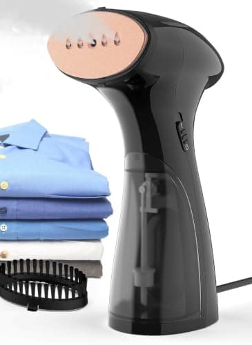 OLAYMEY Clothes Steamer Handheld 1600W, 25g Jet Steam, 30s Fast Heat