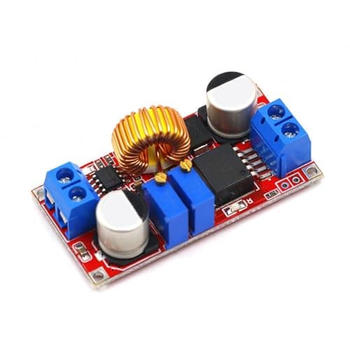 JZK 2Pcs XL4015 Max 5A DCto DC Adjustable Buck Converter 4-38V to 1.25-36V, High power LED constant current driver module, XL4015E1 DC Step Down Power Supply Voltage Regulator Module — view 2
