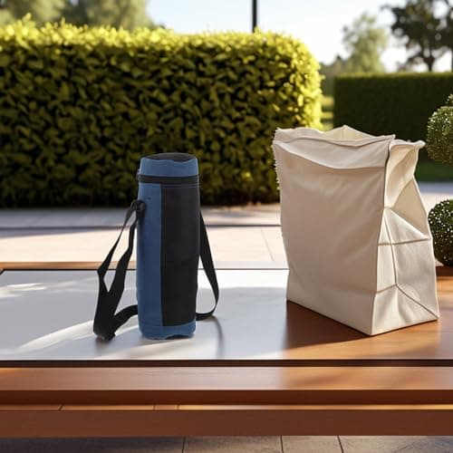 MOLUCKFU Portable Foldable Cooling Bag for Outdoor Sports, Travel and Back to School, Large Capacity Insulated Cooler Bag Portable for Carrying Drinks, Work, Golf, and Easy to Clean Cloth — view 5
