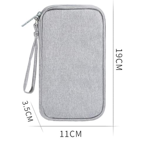 USB Cable Bag Travel Digital Accessories Organizer Compartments — view 5