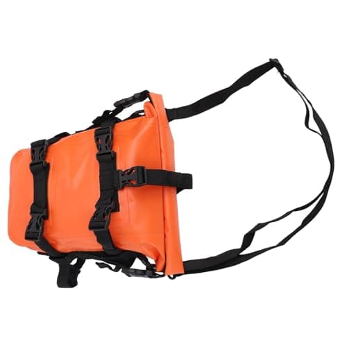 Sonew Motorcycle Saddle Bag with -Slip Design & Large Capacity Storage for and Street Bikes Orange (Orange)