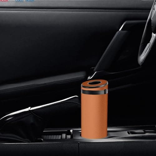 Car Tissue Holder Safety Hammer Design, Faux Leather, Wear-Resistant — view 5