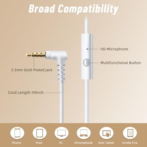Rockpapa Circle ONE Foldable Kids Headphones Wired with Microphone &3.5mm — view 3