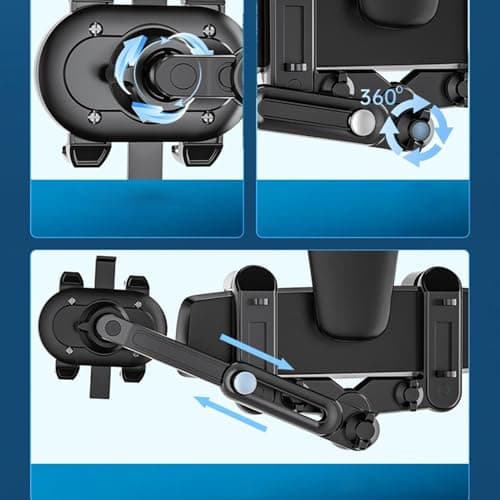 Rearview Mirror Phone Holder For Car 360° Rotatable Auto Phone Holder — view 6