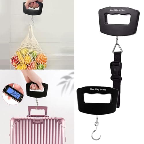 50kg Electronic Scale with LED Backlight and Multiple Unit Conversion for Cooking Jewelry Gold Home Offices Use Low Battery Measure Scale Data Handheld — view 5