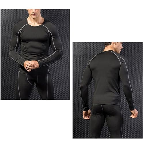 LNFINTDO Thermal Underwear for Men Long Johns Base Layer Compression sets — view 3