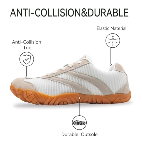 Barefoot Shoes Womens Mens Wide Toe Box Trainers Casual Sneakers Zero Drop — view 2
