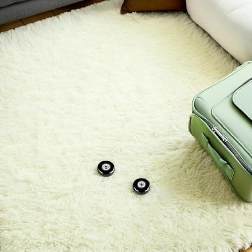 SHERCHPRY Suitcase Wheel Replacement Casters Rubber Luggage Caster Wheels Repair Kit 50x20mm Complete Spare Parts Set for Travel, Silent Environments — view 5