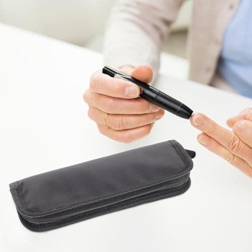 HAKIDZEL Portable Insulin Travel Case Back to School Black Oxford Cloth — view 6