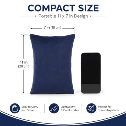 FEITONGFX 1PCS Mini Pillows for Sleeping,11in x 7in Small Travel Pillow — view 2