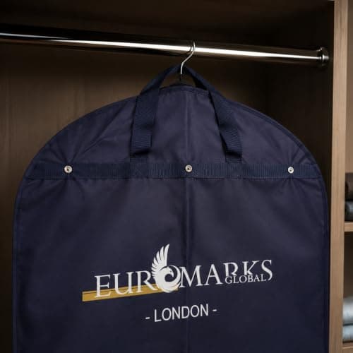 2 X Luxury Travel Long Suit Bags, Foldable Dress Bag, Garment Bags, Breathable Dust Proof Water proof Clothes Covers, Suit Protector with Zip, 150cm X 60cm — view 6