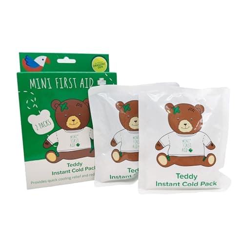Mini First Aid Kit Super Safety Bundle - 90pc Travel First Aid Kit for Home or Car, Reusable Hot & Cold Compress, CPR Mask Keyring, 2 Instant Cold Packs, for Babies & Kids As Seen on Dragons’ Den — view 3