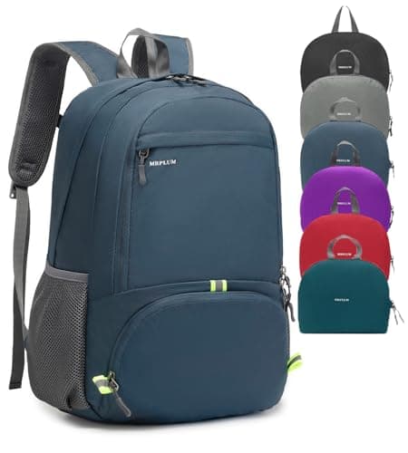 MRPLUM 30L Rucksack Foldable Ultralight Packable Backpack,Navy Blue