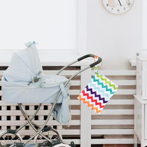 Tabanzhe Wet Bag-Waterproof Wet Dry Bag Washable Cloth Nappy Diaper Bags Portable Swimsuit Cloth Organiser Bag with Zipper for Wet Dry Clothes Storage Travel Beach Pool Gym Yoga — view 4