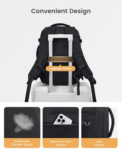 LOVEVOOK Ryanair Cabin Bags 40x30x20 Underseat Travel Backpack — view 5