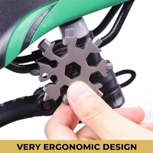 Trimming Shop 18 in 1 Gold Snowflake Multi-Tool with Keychain — view 5