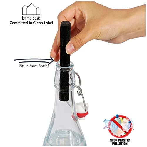 Emma Basic | Binchotan Charcoal Water Filter | 1 Pc | last 6 months | Japanese Tradition | Make Tap Water Taste Great — view 6