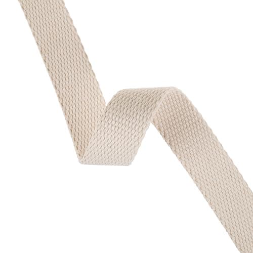 Shelver Heavy Duty Cotton Webbing Strap, 1 or 1.5 Inches and Colours, 5m (Ecru, 25mm) — view 3