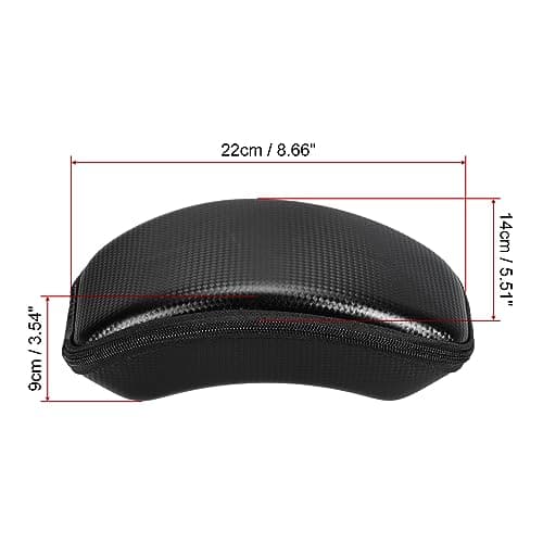 PATIKIL Hard Ski Goggle Case, EVA Sports Glasses Case Shockproof Snowboard Goggles Box, 8.66" x 5.51" x 3.54" — view 2