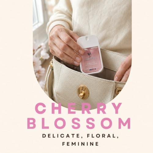 Chanted Mini Hydrating Hand Sanitiser Spray | Travel size 30ml (Cherry Blossom) — view 6