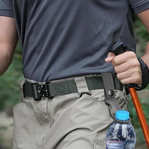 Nylon Backpack Belt Clip for Water Bottle - Lightweight Portable Outdoor — view 3