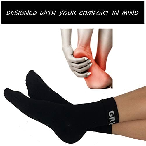 Short Compression Socks for Men & Women – Ankle Support Socks for Running, Sport & Everyday Wear | Lightweight Arch & Foot Support Socks for Comfort & Recovery – 1 Pair S/M — view 5