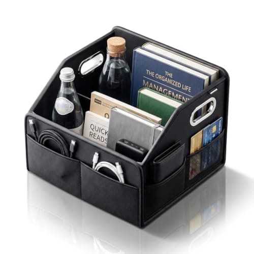 Leather Car Boot Organiser, Foldable Car Boot Organizer Upgraded Auto Trunk