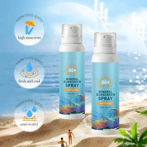 Mineral Sunscreen Spray SPF 50 120ml–Broad Spectrum UVA/UVB Protection — view 6
