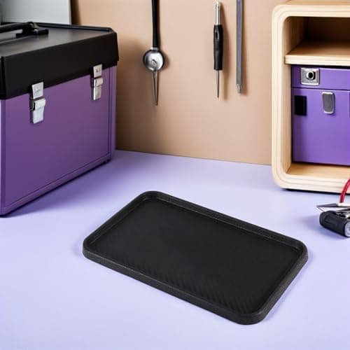 HOMOCONO Car Dashboard Mat Car Dashboard Storage Foldable Silicone Anti-slip 4pcs Non Slip Dash Pad Tray Multifunctional for Small Items and Devices for City Driving and Long Road Trips — view 5
