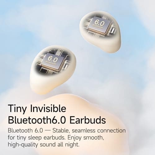 sunvito Mini Invisible Sleep Earbuds with LED Display for Side Sleepers — view 6