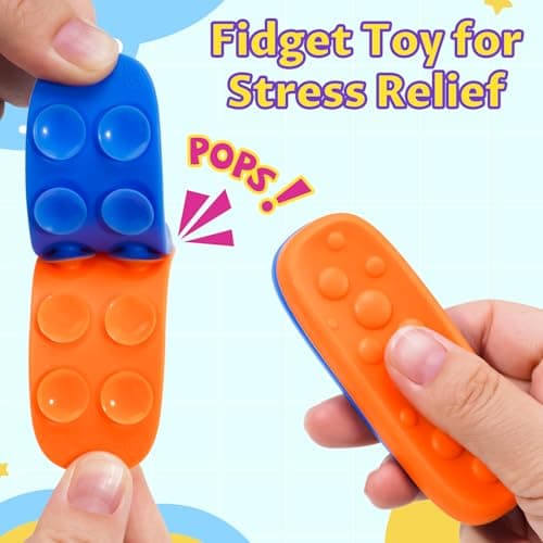 NiToy 8-Pack Silicone Sensory Fidget Toys with Suction Cups — view 2